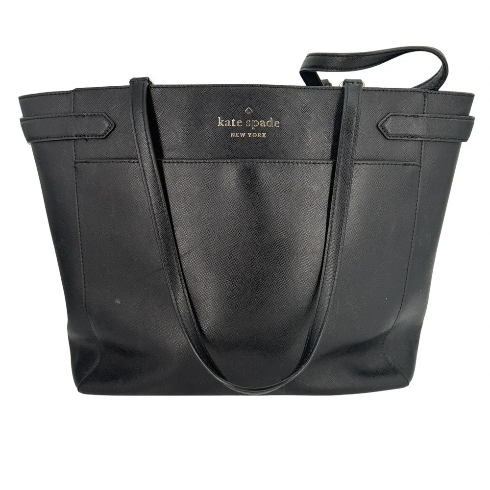 Kate Spade Bag Womens Large Staci Laptop Tote Leather Zip Shoulder Purse Handbag